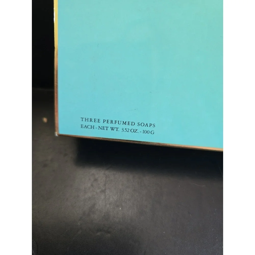 3 NEW!  Tiffany & Co Perfumed Soap Bars In gift Box 10.56 Oz Total 3.52 Oz Each
